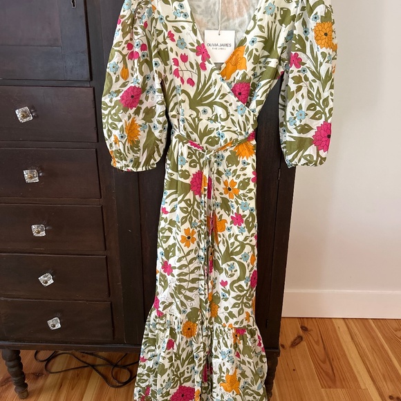Olivia Janes Dresses & Skirts - Olivia James Cottage Floral maxi wrap dress Spring/Summer2022
